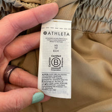 Load image into Gallery viewer, Athleta | Women&#39;s Tan Slit Side Shorts | Size: XS
