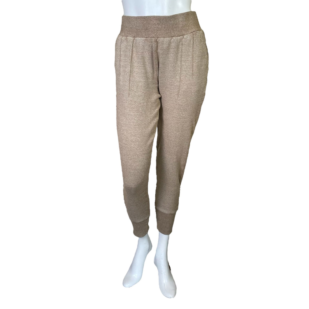 Varley | Women's Tan Heather Amberley Pleat Jogger Pant | Size: S