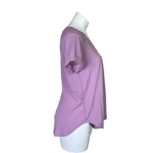 Load image into Gallery viewer, Lululemon | Women&#39;s Purple Split Back Short Sleeve Top | Size: M
