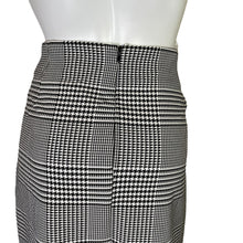 Load image into Gallery viewer, Rachel Zoe | Women&#39;s Black and White Herringbone Pattern Mini Skirt | Size: 12
