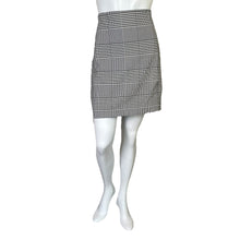 Load image into Gallery viewer, Rachel Zoe | Women&#39;s Black and White Herringbone Pattern Mini Skirt | Size: 12
