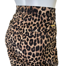 Load image into Gallery viewer, Michael Kors | Women&#39;s Black/Tan Leopard Print Pull On Pants | Size: L
