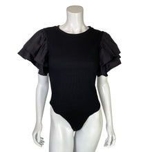 Load image into Gallery viewer, Fore | Women&#39;s Black Short Sleeve Bodysuit | Size: L
