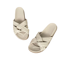 Load image into Gallery viewer, Silent D | Women&#39;s Bone Criss Cross Slip On Sandals | Size: 6.5
