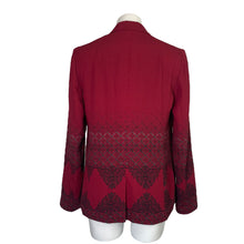 Load image into Gallery viewer, Anthropologie | Women&#39;s Silence + Noise Red and Black Blazer Jacket | Size: M
