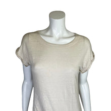 Load image into Gallery viewer, Mod Ref | Women&#39;s Oatmeal Short Sleeve Cinch Front Dress | Size: S
