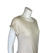 Load image into Gallery viewer, Mod Ref | Women&#39;s Oatmeal Short Sleeve Cinch Front Dress | Size: S
