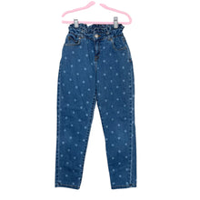 Load image into Gallery viewer, Boden | Girls Blue Daisy Print Straight Jeans | Size: 10Y
