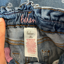 Load image into Gallery viewer, Boden | Girls Blue Daisy Print Straight Jeans | Size: 10Y
