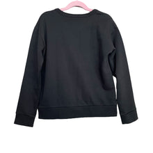 Load image into Gallery viewer, J. Crew | Girls Black Sequin Bow Long Sleeved Top | Size: 8-9Y
