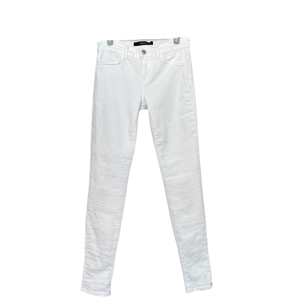 J Brand | Women's White Willow Moto Jeans | Size: 24