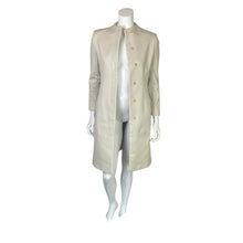 Load image into Gallery viewer, Prada | Authentic Women&#39;s Ivory Fitted Button Down Coat | Size: 2
