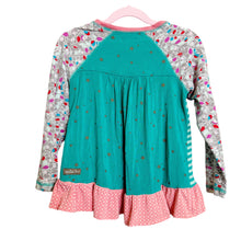 Load image into Gallery viewer, Matilda Jane | Girls Pink/Teal/Purple Striped &quot;Make Believe&quot; Long Sleeved Top | Size: 4Y
