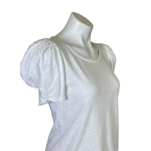 Load image into Gallery viewer, 1. State | Women&#39;s White Puff Sleeve Tee | Size: S
