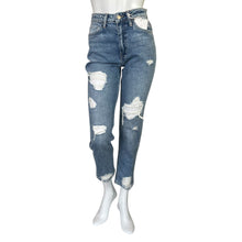 Load image into Gallery viewer, Flying Monkey | Women&#39;s Light Wash Off Ground High Rise Boyfriend Jeans with Tags | Size: 26
