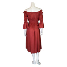 Load image into Gallery viewer, Alexa Admor | Women&#39;s Terra Cotta Red Tier Boho Dress with Tags | Size: 4
