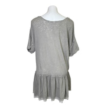 Load image into Gallery viewer, Free People | Womens Light Gray Relaxed Ruffled Tunic Top | Size: S
