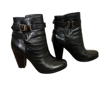 Load image into Gallery viewer, Joie | Women&#39;s Black Leather Easton Buckle Booties | Size: 7
