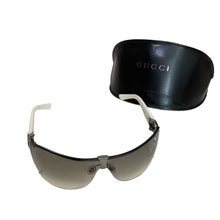 Load image into Gallery viewer, Gucci | Women&#39;s White and Silver Crystal Sunglasses
