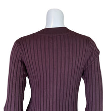 Load image into Gallery viewer, Asos | Womens Brown Ribbed Patterned Mockneck Long Sleeved Dress | Size: 12
