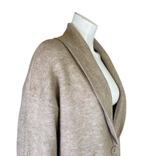 Load image into Gallery viewer, Lush | Womens Taupe Long Cardigan Sweater w/ Button Detail | Size: L
