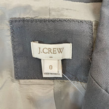 Load image into Gallery viewer, J. Crew | Women&#39;s Light Gray and White School Boy Blazer Jacket | Size: 0
