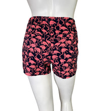 Load image into Gallery viewer, J. Crew | Women&#39;s Navy Blue and Hot Pink Flamingo Print Chino Shorts | Size: 4
