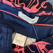 Load image into Gallery viewer, J. Crew | Women&#39;s Navy Blue and Hot Pink Flamingo Print Chino Shorts | Size: 4
