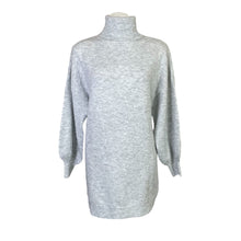 Load image into Gallery viewer, Pretty Little Thing | Women&#39;s Light Gray Turtleneck Tunic Sweater | Size: S
