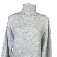 Load image into Gallery viewer, Pretty Little Thing | Women&#39;s Light Gray Turtleneck Tunic Sweater | Size: S
