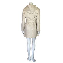 Load image into Gallery viewer, Love Tree | Women&#39;s Cream Hooded Tie Waist Jacket | Size: M
