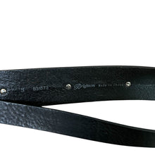 Load image into Gallery viewer, Brighton | Women&#39;s Black and Silver Southwest Leather Belt | Size: S
