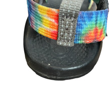 Load image into Gallery viewer, Chaco | Kids Multi Colored Tie Dye Pattern One Strap Sandals | Size : 1Y
