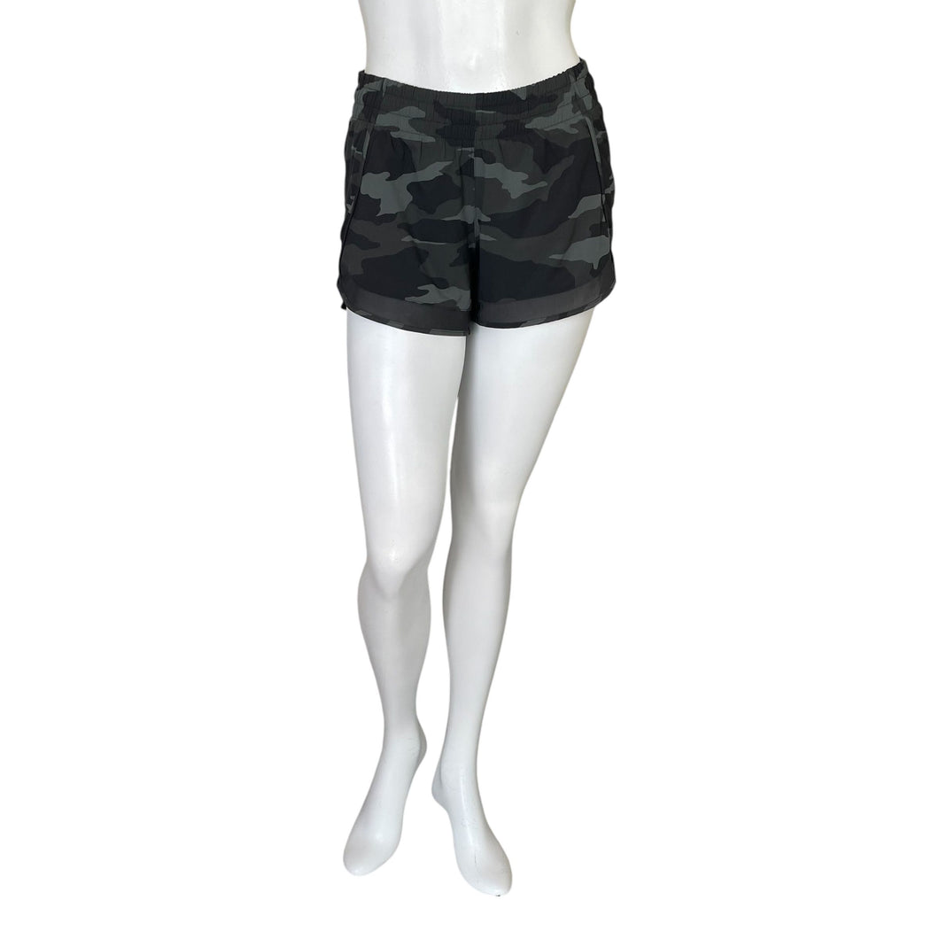 Athleta | Women's Black/Gray Camo Print Mesh Racker Run 4