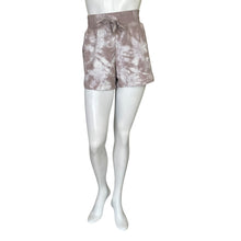 Load image into Gallery viewer, All in Motion | Women&#39;s Taupe and White Tie Dye Drawstring Shorts | Size: S
