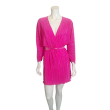 Load image into Gallery viewer, Good American | Women&#39;s Fuchsia Always Fits Plisse Mini Dress | Size: S/M
