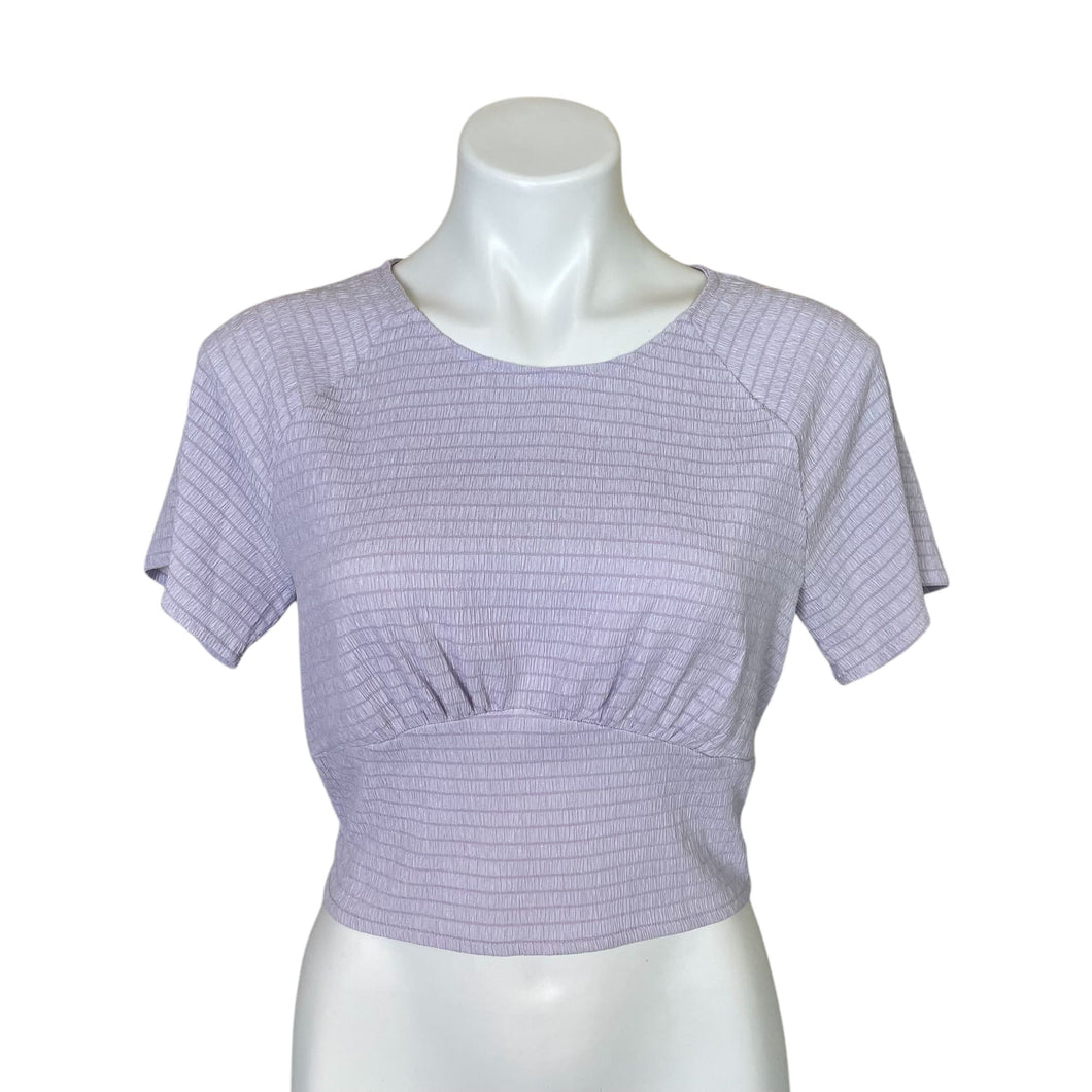 Madewell | Women's Lavender Short Sleeve Top | Size: M