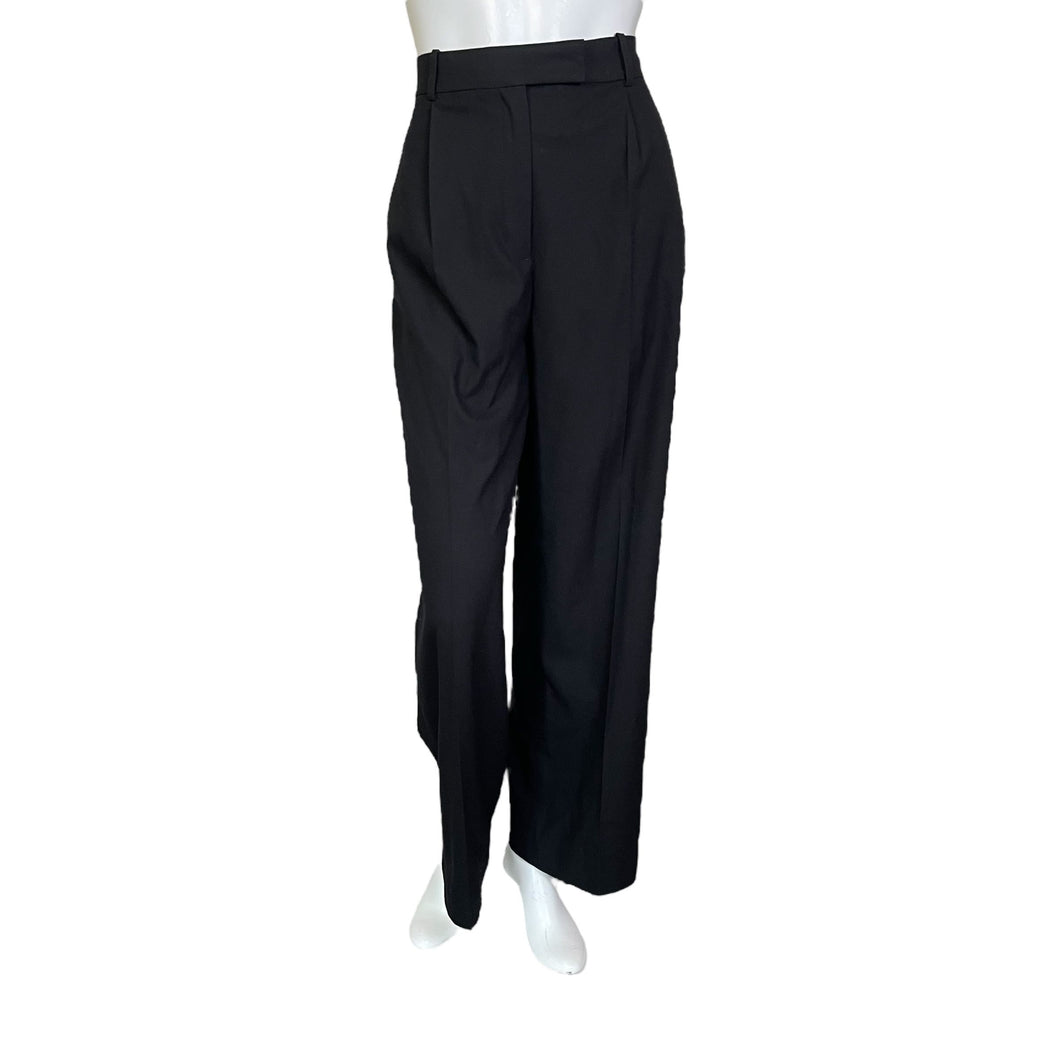 Zara | Women's Black Wide Leg Trouser Pants | Size: S