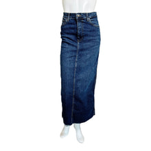 Load image into Gallery viewer, Zara | Women&#39;s Dark Denim Maxi Skirt | Size: S
