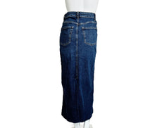 Load image into Gallery viewer, Zara | Women&#39;s Dark Denim Maxi Skirt | Size: S
