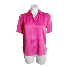 Load image into Gallery viewer, Zara | Women&#39;s Bubblegum Pink Button Down Half Sleeve Top | Size: S
