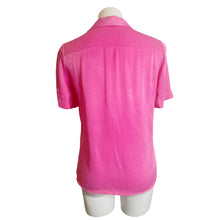 Load image into Gallery viewer, Zara | Women&#39;s Bubblegum Pink Button Down Half Sleeve Top | Size: S
