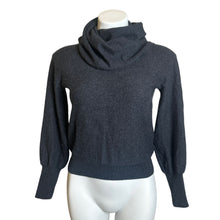 Load image into Gallery viewer, Anthropologie | Women&#39;s Dark Gray 100% Merino Wool Pullover Sweater | Size: S
