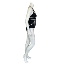 Load image into Gallery viewer, Spanx | Women&#39;s Black and White Seam One Piece Swimsuit | Size: 10
