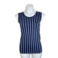 Load image into Gallery viewer, Saks Fifth Avenue | Women&#39;s Two Tone Blue Stripe Tank Top | Size: M
