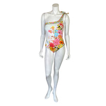 Load image into Gallery viewer, Camilla | Women&#39;s One Shoulder Floral Print and Jewel One Piece Swimsuit | Size: M
