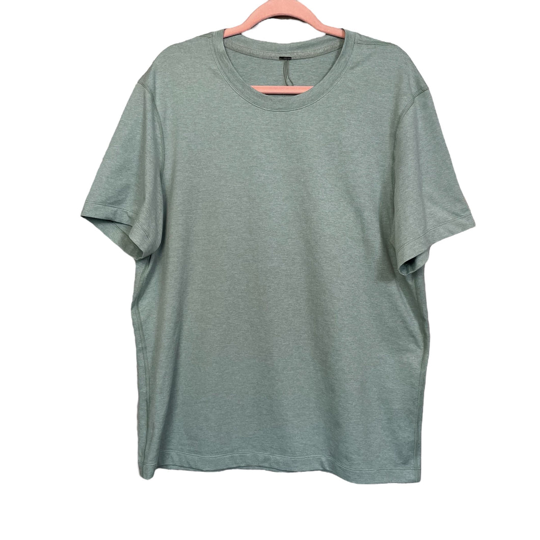 Lululemon | Men's Heather Green Short Sleeve Athletic Soft Shirt | Size: M
