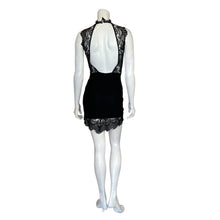 Load image into Gallery viewer, Free People | Women&#39;s Black Lace Open Back Mini Dress | Size: S
