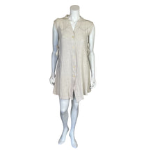 Load image into Gallery viewer, Cameo | Women&#39;s Beige Button Down Sleeveless Dress | Size: XS
