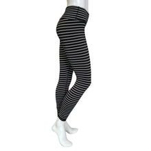 Load image into Gallery viewer, GAP | Women&#39;s Black and White Striped GAPFit Leggings | Size: XS
